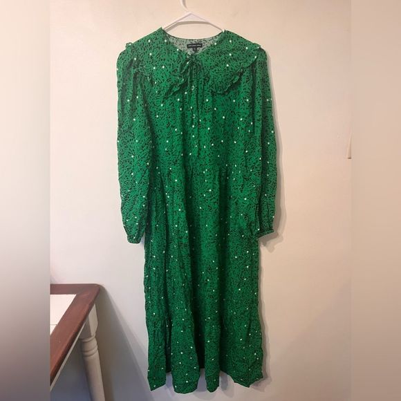 Who What Wear Green Maxi Dress XS - Picture 2 of 2
